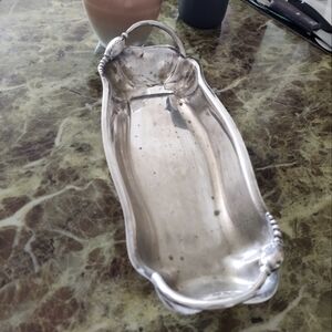 Vintage Antique Silver Plated Art Nouveau Tray